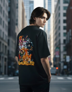 Demon Slayer Demon Slayer Unisex Oversized Graphic T-Shirt