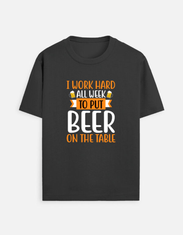 Hardwork Beer Men's Graphic T-Shirt