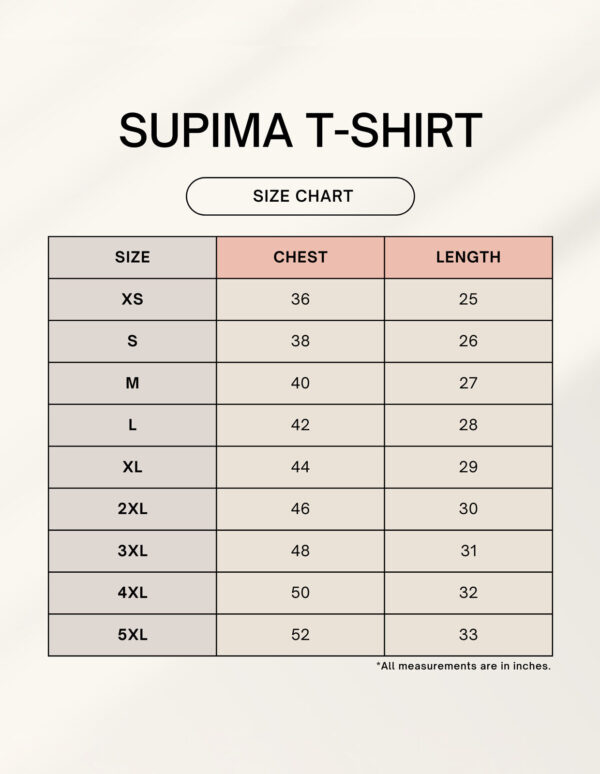 Supima Cotton Men Round Neck Pure Cotton T-Shirt