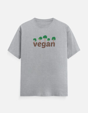 Vegan with tree Unisex Pure Cotton T-Shirt