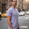 Purple-Supima-Right-796x1024-2.jpg Supima Cotton Men Round Neck Pure Cotton T-Shirt