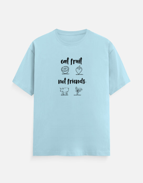 Eat fruit not friends Unisex Classic Crew T-Shirt