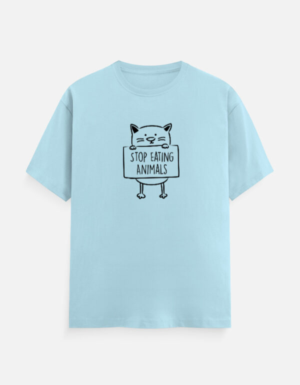 Stop Eating Animals Unisex Classic Crew T-Shirt