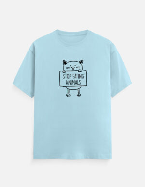 Stop Eating Animals Unisex Classic Crew T-Shirt