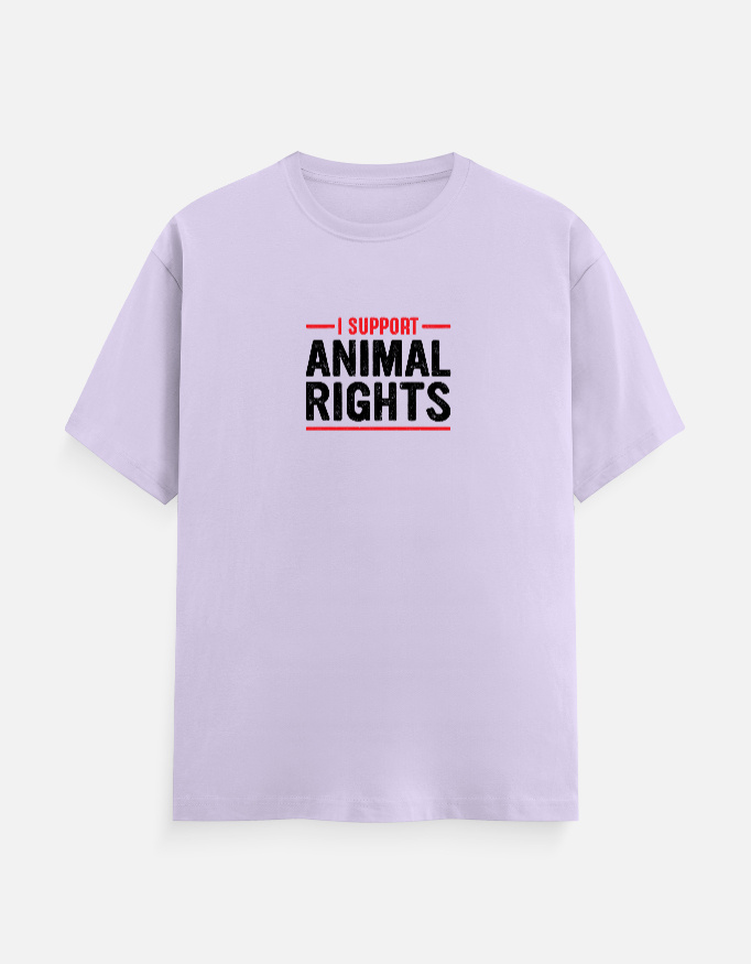 I Support Animal Rights Graphic T-shirt